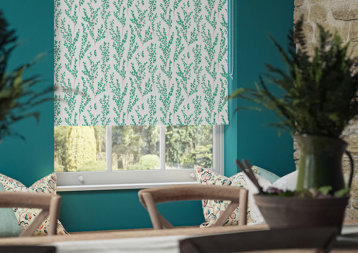 Willow Field, Peacock - Roller Blind - Image 5